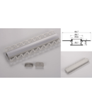 Profil led aluminiu PXG- 305/1 – ingropat/gips carton/1m