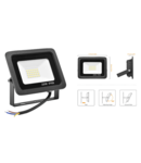 Proiector LED slim 20w/6400k/negru