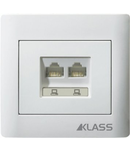 R-klass 1171 – Priza UTP RJ45 Cat5E – dubla