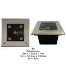 Spot Led pavaj 5w/6400k – 150×150 (int 132×132) IP65