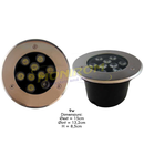 Spot Led pavaj LH-D 901 9w/4000k – 150mm (int 132mm) IP65