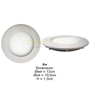 Spot Led plat 6w/2700k (rotund) – montaj ingropat