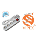 Vipex 43005 Prel suco (3×1,5mm) 4p 2m intrerupator