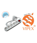 Vipex 43010 Prel suco (3×1,0mm) 5p 10m intrerupator