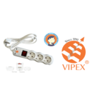 Vipex 43032 Prel suco (3×1,0mm) 3p 3m intrerupator