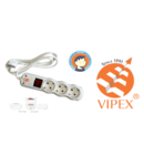 Vipex 43032 Prel suco (3×1,5mm) 3p 3m intrerupator