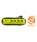 Vipex 43038 Prel suco (3×1,5mm) 4P 2m USB intrerupator