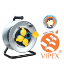 Vipex 43041 Prelungitor ruleta metalic IP44 3×1,5mm/20m/MYYM
