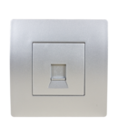 BASIC TZ112 COMPUTER LINE SOCKET SILVER GREY