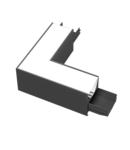 CONECTOR-L PENTRU PROFIL APLICAT ELMARK 3000K NEGRU