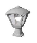DARIO 250 GARDEN FLOOR LAMP 1XE27 IP55 GREY/CLEAR
