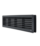 EL02-125 DOOR GRILLE 115x430MM, GRAPHITE