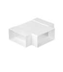 EL02-513 PVC T-JOINT FOR FLAT DUCTS 220x55MM