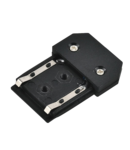 EL-EC END CAP FOR ULTRA SLIM MAGNETIC RAIL BLACK