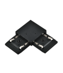 EL-LC L-CONNECTOR FOR ULTRA SLIM MAGNETIC RAIL BLACK