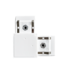 EL-LC L-CONNECTOR FOR ULTRA SLIM MAGNETIC RAIL WHITE