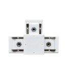 EL-TC T-CONNECTOR FOR ULTRA SLIM MAGNETIC RAIL WHITE