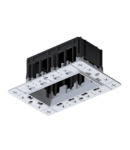 MODENA 2 MODULE RECESSED BOX WITHOUT FRAME