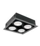 PROIECTOR CU LED QUAD410 10W 4XE27 4000K GRI INCHIS