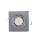 SPOT PATRAT METAL CU LED PAR 16 5.5W 2700-3000K CROM