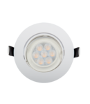 SPOT ROTUND PLASTIC CU LED 6W 2700-3000K ALB