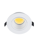 SPOT ROTUND PLASTIC CU LED COB 7W 2700-3000K ALB