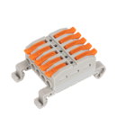 TERMINAL FOR DIN RAIL 5 INPUT/5 OUTPUT 4MM2