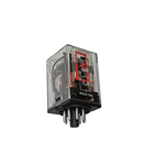 Releu intermediar 24V 8 picioare 
24V DC - cu LED & test buton - 8 picioare - 2 contacte