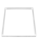 Rama pentru panel LED 60x60 Slime Line h9mm 
rama din aluminiu alba 600x600x43mm (pentru slim line)