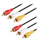 Cablu 3 RCA tata x 3 RCA tata 3 ml. KPO3421A-3 / TED803823 EOL