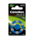 Baterii aparat auditiv Zinc-Aer 675 PR44, 6 Buc. Camelion