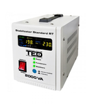 Stabilizator tensiune 2000VA 1.2KW AVR cu LCD, TED