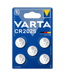 Baterii litiu 3V CR2025 170mAh, 5 Buc. Varta