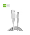 Cablu incarcare micro USB 3A ALB, 64t GOLF