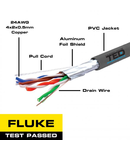 Cablu FTP cat.5e CU 0.52 24AWG FLUKE PASS rola 305m, TED