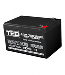 Acumulator 12V 12.5Ah F2, AGM VRLA, TED Electric TED002754