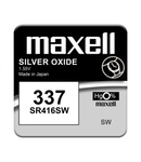 Baterii ceas oxid argint 337 SR416SW, 1 Buc. Maxell