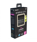 Incarcator Eneloop Professional ECO LCD si USB, 4 canale de incarcare cu incarcare individuala, BQ-CC65E