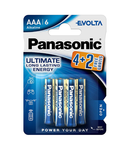 Baterii AAA R3, blister 4 + 2 Buc. Panasonic Evolta