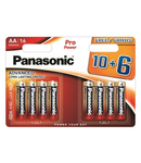 Baterii AA R6, blister 16 Buc. Panasonic PRO