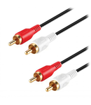 Cablu 2 RCA tata x 2 RCA tata 1,5 ml. TED