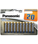 Baterii AA R6, blister 20 Buc. Panasonic EVERYDAY