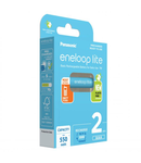 Eneloop Acumulatori Ni-Mh 1.2V AAA R3 550mAh Lite BK-4LCCE/2BE B2