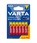 Baterii AAA R3, blister 6 Buc. Varta MAX Power