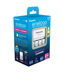 Incarcator Eneloop SMART ECO, include 4 x AA R6 2000mAh, K-KJ55MCD40E