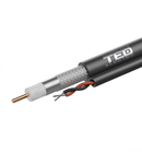 Cablu coaxial RG6 CCS CCA, rola 305m, TED