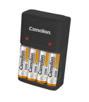 Incarcator acumulatori Ni-Mh, include 4 x AA 2500mAh, Camelion