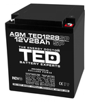 Acumulator 12V 28Ah Special M6, AGM VRLA, TED Electric TED003430