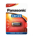 Baterie litiu 3V CR123A 1550mAh, Panasonic