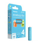 Eneloop Acumulatori Ni-Mh 1.2V AAA R3 550mAh Lite BK-4LCCE/4BE B4